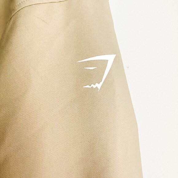 Gymshark Essential Bomber Jacket Light Beige M - Picture 2 of 5